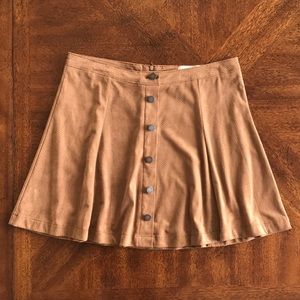 Jolt faux suede skirt country NWOT